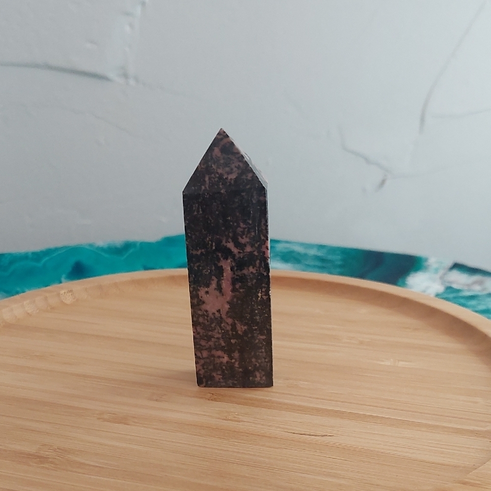 Rhodonite Crystal Tower # 0396